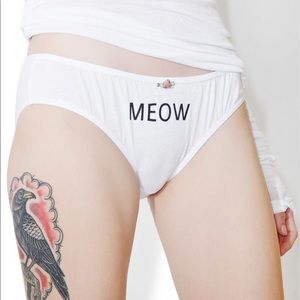 New Daydream Nation Meow Low Rise Brief